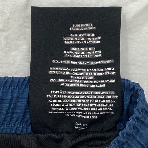 SPYDER Blue Green Swim Shorts Mens Size XL Quick Dry UPF 30+ Boxer Line… - Picture 9 of 10